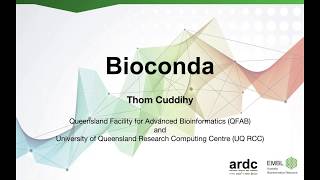 20180712 EMBLABR webinar Bioconda [upl. by Yrotciv844]