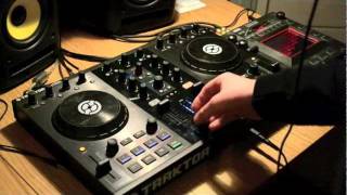 Caution DJ Cutting with House Part 1 with the Traktor Kontrol S2 [upl. by Hach]