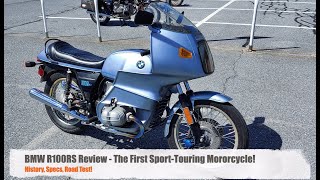 BMW R100RS Road Test Review  The First SportTouring Motorcycle [upl. by Yremrej860]