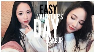 EASY VALENTINES DAY MAKEUP  情人節無辜眼妝 擄獲他的心＋野生眉畫法分享 [upl. by Nole]