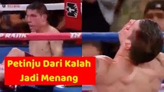 Cuplikan Tinju Dunia  Petinju Dari Kalah Jadi Menang [upl. by Gnot]