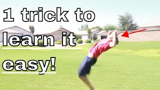 How To Do A Backflip For Kids Or Beginners [upl. by Animahs]