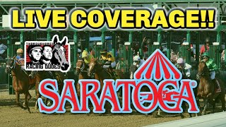 Racing Dudes LIVE Saratoga Whitney Stakes OnTrack Coverage Picking WINNERS Test amp Saratoga Derby [upl. by Alexandra]