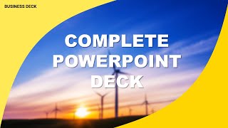 Complete PowerPoint Presentation deck  Free Slide deck [upl. by Eesdnyl]