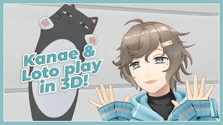 ENG SUB Kanae and Loto play Darumasan ga Koronda together Nijisanji [upl. by Ramsey]