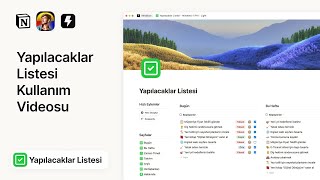 Yapılacaklar Listesi Notion Şablonu [upl. by Julissa]