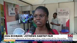 JNEcobank Habitat Fair Patrons enjoy discounts at final miniclinic main event set for November [upl. by Yeo725]