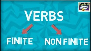 Finite And Non Finite Verbs  Finite And Infinite  English Grammar  Verbs In English Grammar [upl. by Eidda]