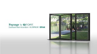 QFORT  Coulissant  Baie Accordéon Aluminium BiFold [upl. by Lilak]