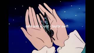 safe and sound  taylor swift slowed  reverb [upl. by Esyned]