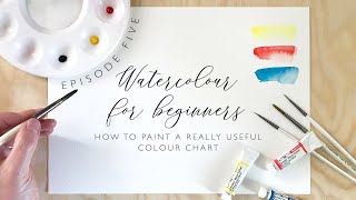 How to paint a really useful Watercolour colour chart [upl. by Noakes687]