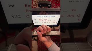 Pink Floyd  Wish You Were Here Guitar Lesson [upl. by Dorsy]