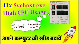 How to Fix svchostexe High Memory amp High CPU Usage on Windows 7 Solve svchostexeDcomLaunch 2022 [upl. by Ennirac]