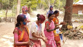 Dol Utsav at Milon Mela Theatre House Santiniketan [upl. by Elton530]