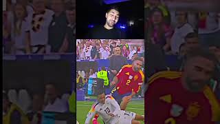 Carvajal Deadly Tackle on Jamal Musiala 😱😈🔥 carvajal musiala footballshorts [upl. by Zashin799]