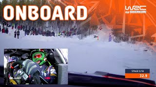 BreenFulton SS5 FULL Onboard  WRC Rally Sweden 2023 [upl. by Eveivenej974]