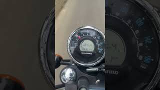 Meteor 350 showing service sign in meter after service😢meteor meteor350 royalenfield bulletride [upl. by Giarla]