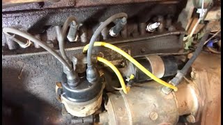 Complete tuneup on my Massey 50 with a tuneup kit from Fawcett Tractor Supply [upl. by Mildrid]