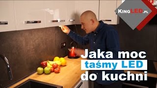 Jaka taśma LED do kuchni jak moc taśmy 42 LEDy bez ściemy [upl. by Adahsar694]