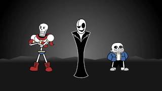 Wd gaster  papyrus e sans animation [upl. by Marchal]