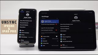Unsync iPhone amp iPad Pro [upl. by Ecertak777]