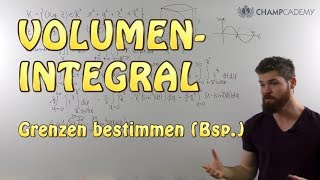 Volumenintegral Grenzen bestimmen  Polarkoordinaten Beispiel [upl. by Nelyk]