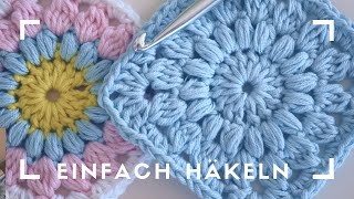 Mandala Granny Square häkeln [upl. by Pressman]