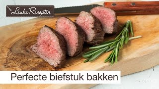 Perfecte biefstuk bakken [upl. by Drofkcor]