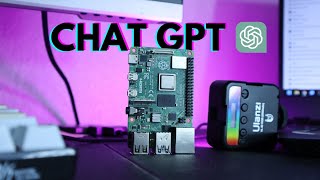 ChatGPT  Raspberry Pi  A ChatGPT powered Raspberry Pi chatbot [upl. by Enitsirhk176]