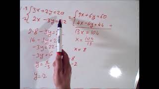 Matematika 10 Sistemet e ekuacioneve Metoda e eleminimit dhe e zevendesimit Pjesa II Shembuj [upl. by Yahska]