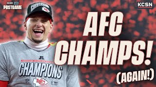 Chiefs vs Bills AFC Championship LIVE Postgame Show  Chiefs News Analysis Highlights and MORE [upl. by Anoynek]