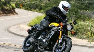 Yamaha XSR900 First Ride Review at RevZillacom [upl. by Reinald474]