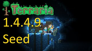 How to get Ice Skates super fast in Terraria seed for 1449 2024 [upl. by Ayrolg]