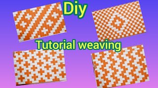 Paper weaving tutorial step by step  weaving parttern weaving styles  paper weaving [upl. by Benia]