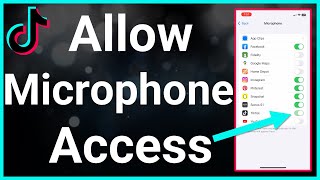 How To Allow TikTok Access To Microphone [upl. by Rehtnug]