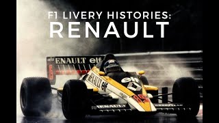 F1 Livery Histories RENAULT [upl. by Amann364]