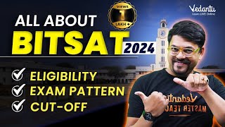 All About BITSAT 2024  Cut off Eligibility Exam date Exam Pattern  Harsh Sir VedantuMath [upl. by Kcirnek]