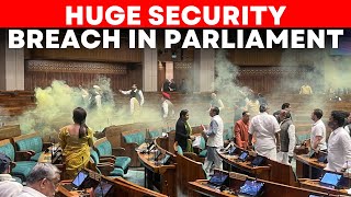 Parliament LIVE  2 Men Enter Lok Sabha Open Tear Gas Canisters  Huge Security Breach  Times Now [upl. by Amled]