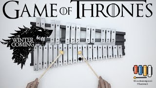 Game Of Thrones Main Theme 💗 on the Glockenspiel BELLs [upl. by Rebmetpes]