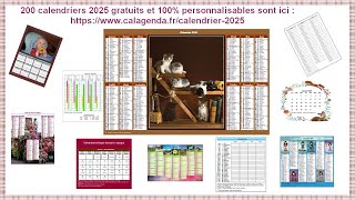 Calendriers 2025 [upl. by Modestia119]