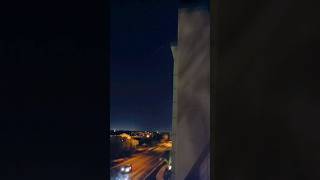 Starlink Satellite Train Spotted Over City [upl. by Peace]