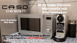 CASO M 20 Cube Ceramic  Mikrowelle  Wie gut ist sie  Praxistest [upl. by Kirch]