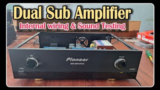 Dual Sub Amplifier for Av Receivers  Support for JBL Sony Pioneer Capital Sub Woofers [upl. by Harlie77]