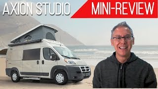 MiniReview  Carado Axion Studio  Affordable Poptop Camper Van Thats Only 17 Feet in Length [upl. by Ahsonek]