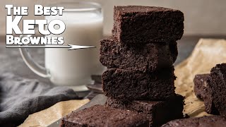 Best Keto Brownies Recipe  Fudgy Coconut Flour Brownies  Low Carb Gluten Free [upl. by Ayote591]