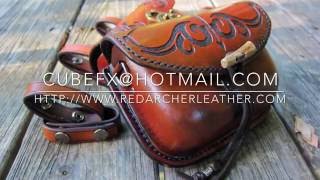 POCKET QUIVER BY RED ARCHER LEATHERWORKS [upl. by Aicilec]