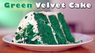 Green Velvet Cake  Eat The Trend [upl. by Aleuqahs]