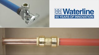 How to install a PEX supply stop valve [upl. by Faus]