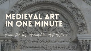 Medieval Art in One Minute  Art History Video [upl. by Malone573]