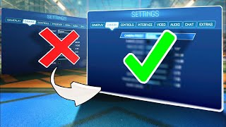 THE BEST ROCKET LEAGUE SETTINGS  EVERY CONTROLLER SETTING EXPLAINED PC PS4 XBOX [upl. by Atteval822]